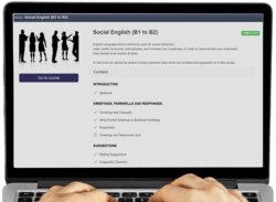 Online Elearning Course Social English (B1 to B2)